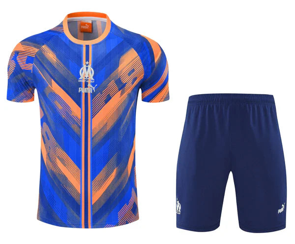 25/26 Olympique de Marseille Training Kit – Shirt & Shorts