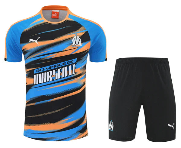 25/26 Olympique de Marseille Training Kit – Shirt & Shorts