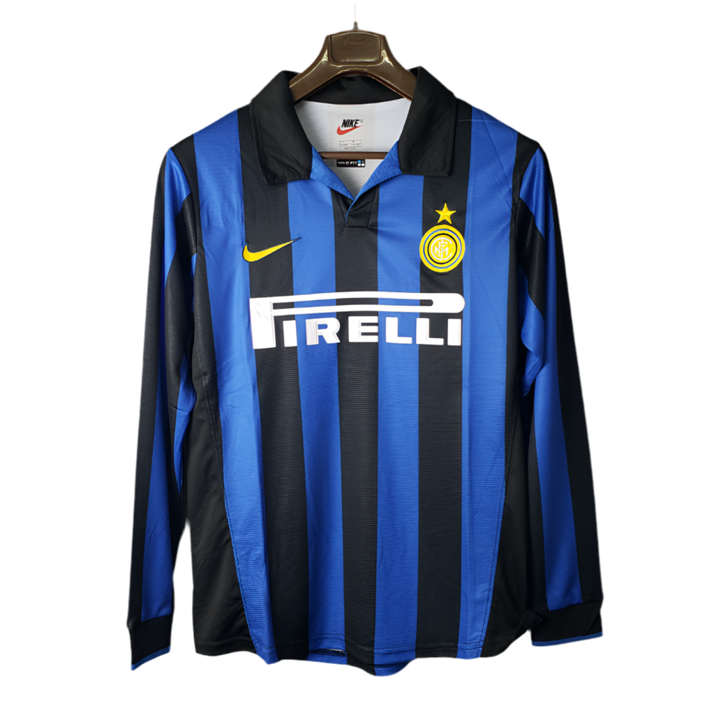 1998 Inter Milan Home Retro Jersey - Long Sleeve