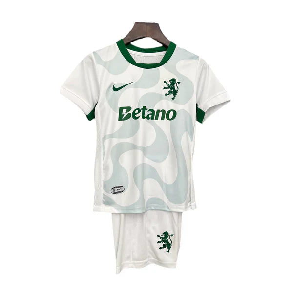 25/26 Sporting Away Kids Kit