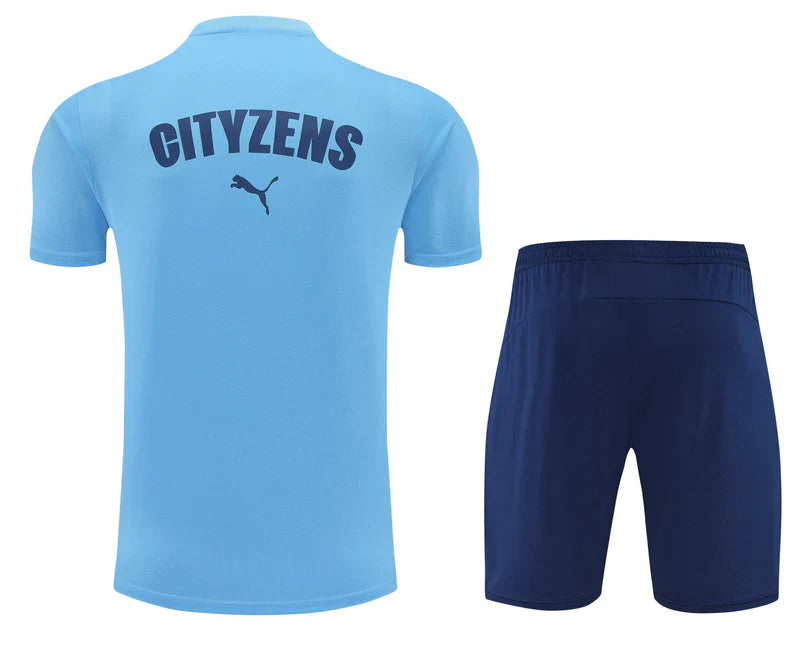 25/26 Manchester City Training Kit – Shirt & Shorts
