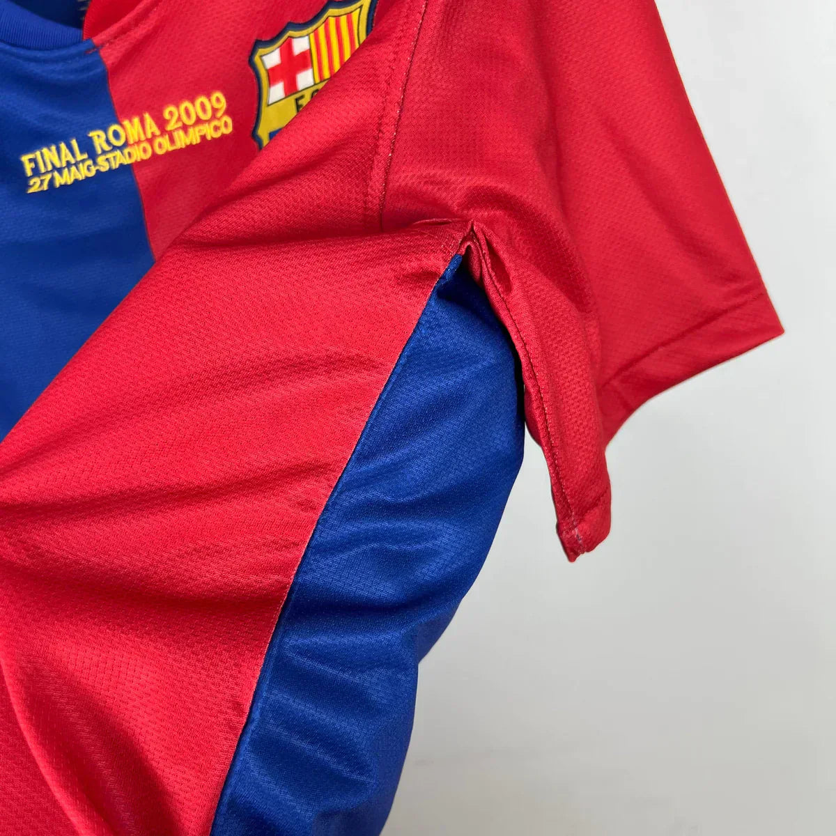 08/09 Barcelona Retro jersey with Patch UEFA