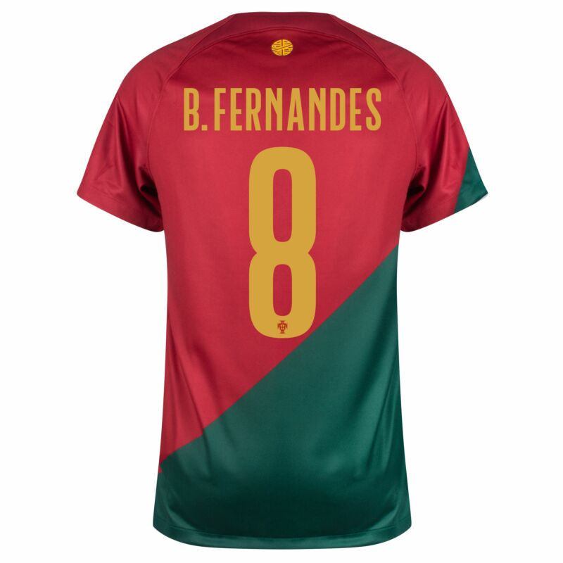 22/23 Portugal Home Jersey - B. Fernandes #8