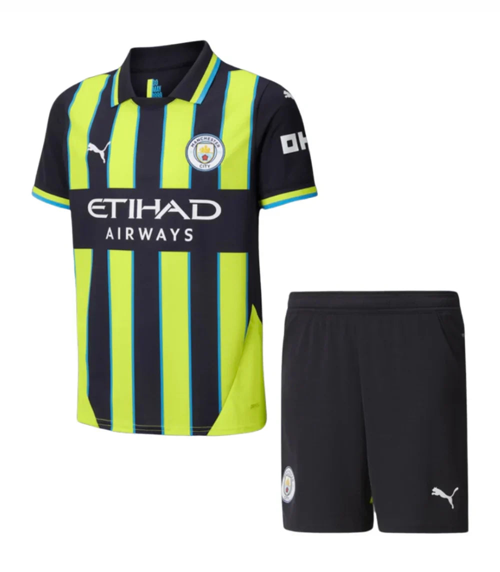 24/25 Manchester City Away Kids Kit