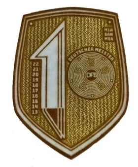 Official Bayern Munich 10-Time Bundesliga Champion Patch