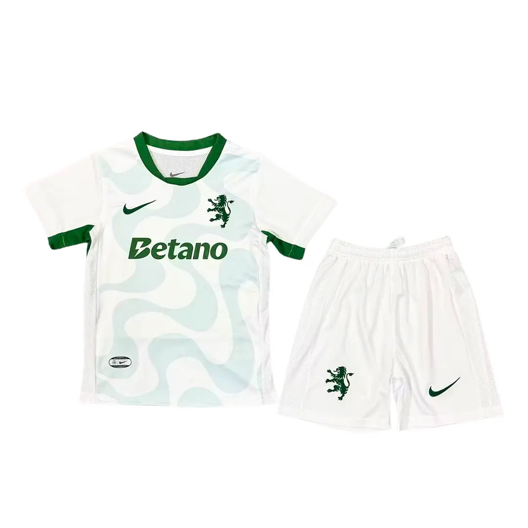 25/26 Sporting Away Kids Kit