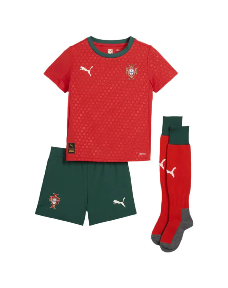 25/26 Portugal Kids Home Kit – Shirt, Shorts & Socks