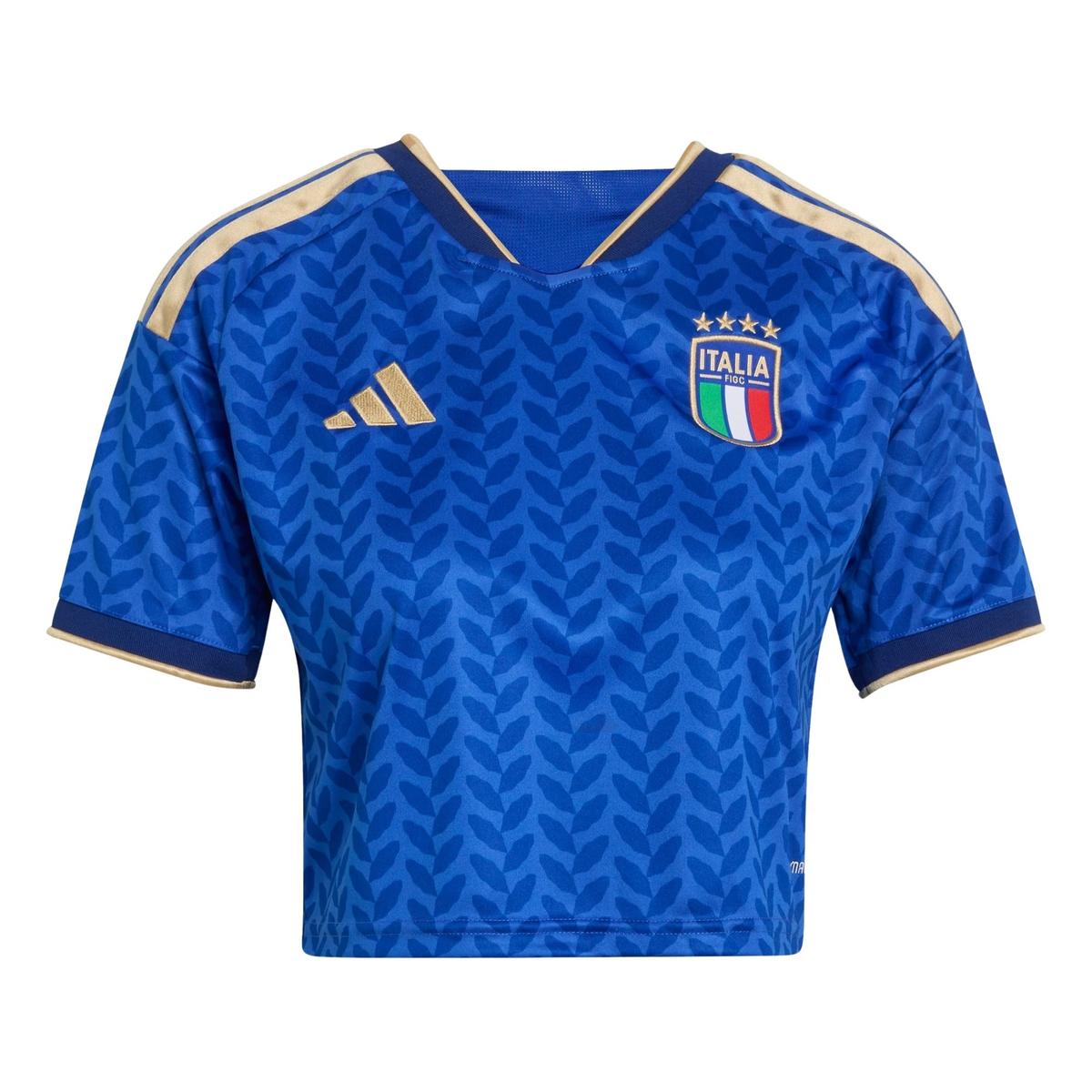 2026 Italy Women's Home Cropped Jersey — World Cup
