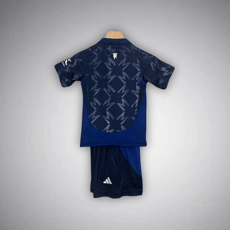 24/25 Manchester United Kids Away Kit - Shirt & Shorts