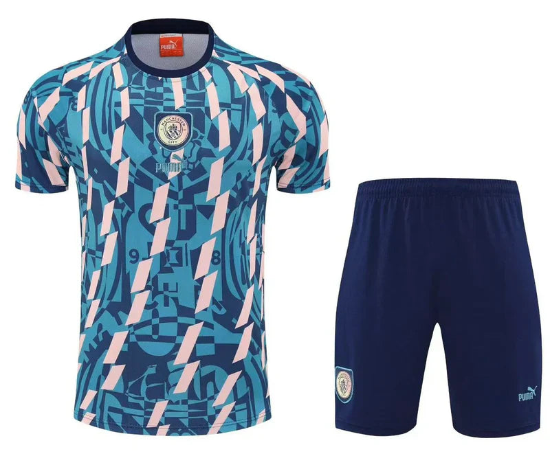 25/26 Manchester City Training Kit  – Shirt & Shorts