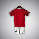 25/26 Manchester United Kids Home Kit – Shirt & Shorts
