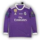 16/17 Real Madrid Long Sleeve Jersey - Ronaldo