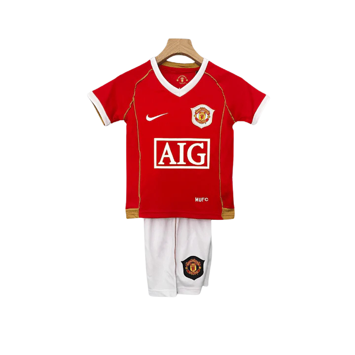 06/07 Manchester United Home Kids Kit