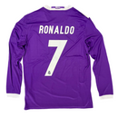 16/17 Real Madrid Long Sleeve Jersey - Ronaldo