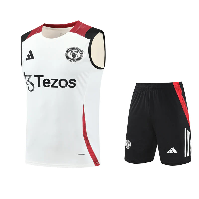 25/26 Manchester United Training Kit  – Shirt & Shorts