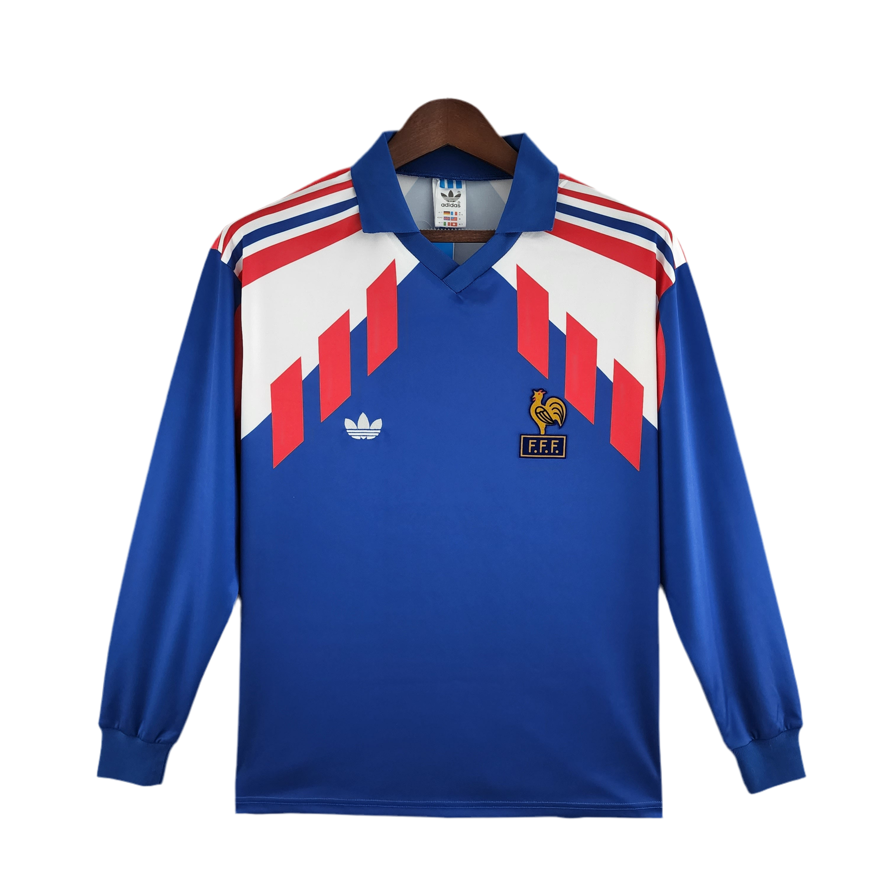 88/90 França Retro Jersey – Long Sleeve