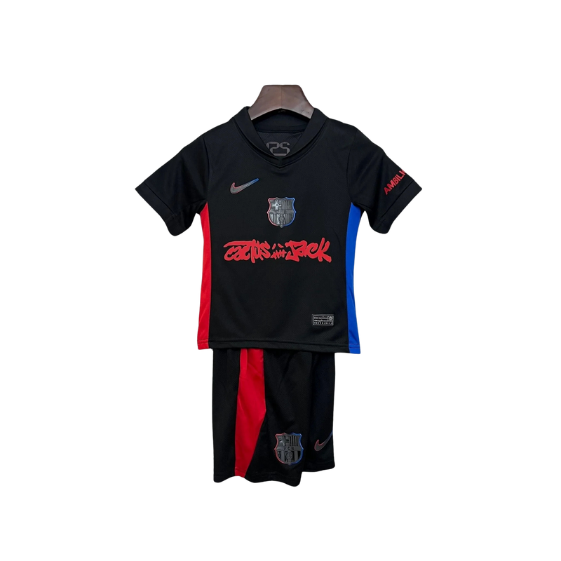 25/26 FC Barcelona x Cactus Jack Away Kids