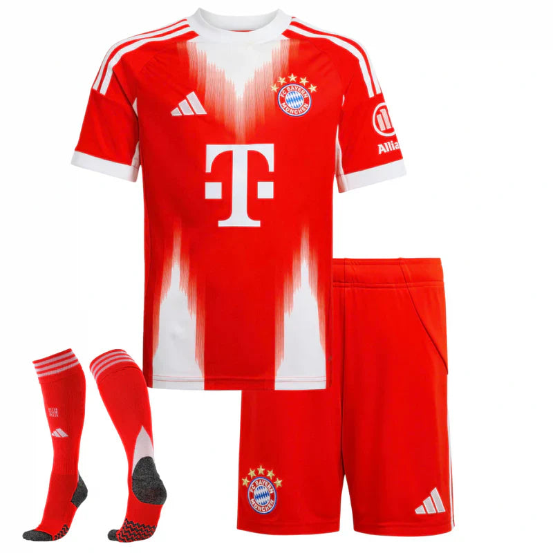 25/26 Bayern Munich Home Kit – Shirt, Shorts & Socks