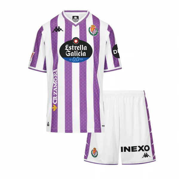 25/26 Real Valladolid Home Kids Kit