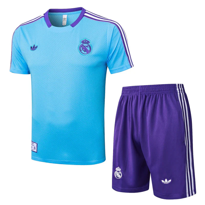 25/26 Real Madrid Training Kit  – Shirt & Shorts