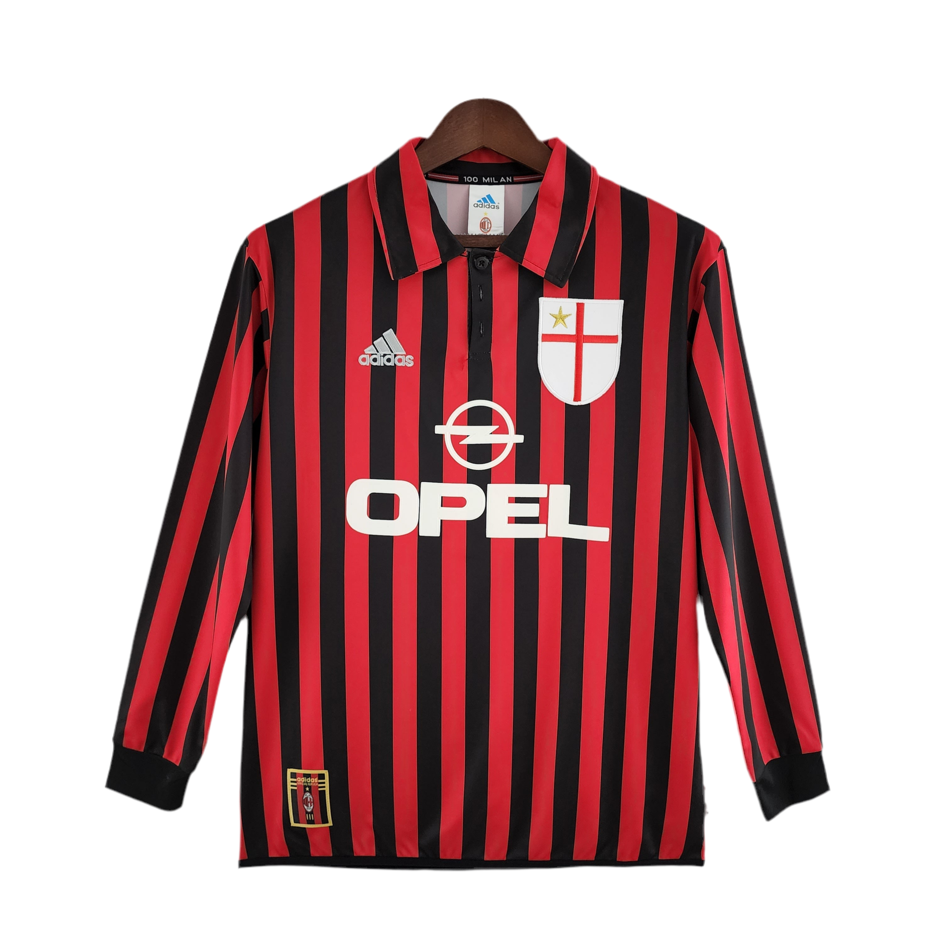 99/00 AC Milan Retro Jersey - Long Sleeve
