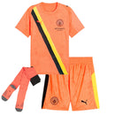 25/26 Manchester City Kids Goalkeeper Kit – Shirt, Shorts & Socks