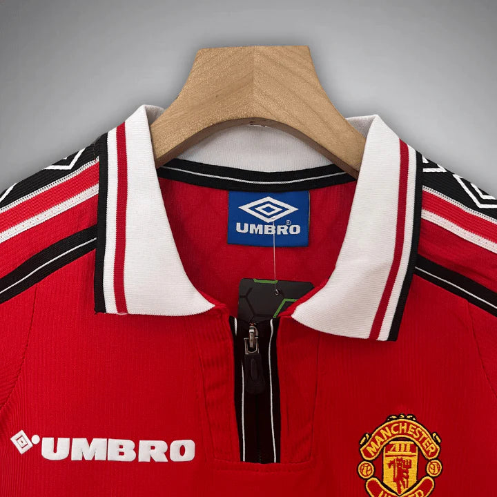 98/99 Manchester United Home Retro Kids Kit – Shirt & Shorts