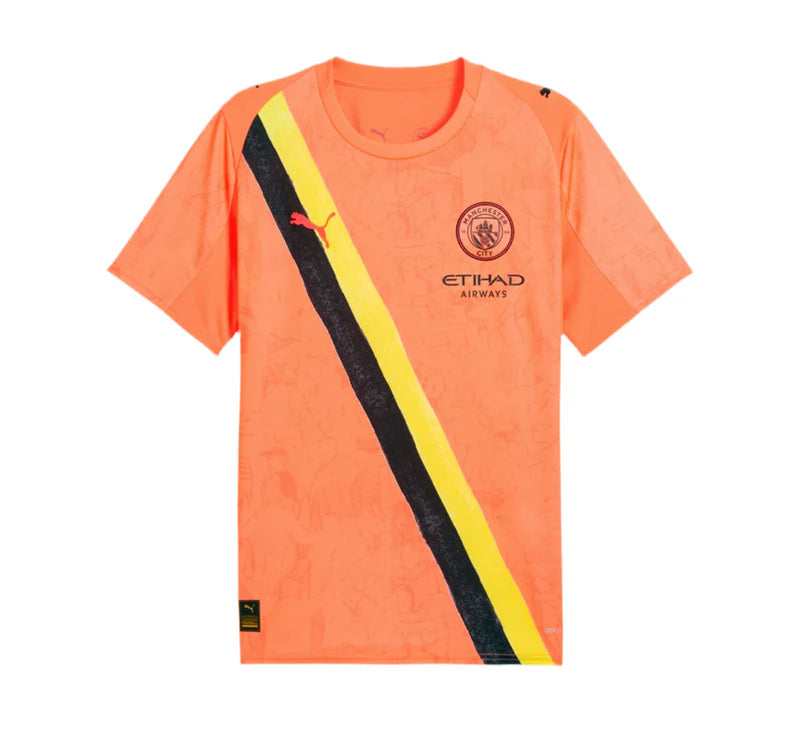 25/26 Manchester City Kids Goalkeeper Kit – Shirt, Shorts & Socks