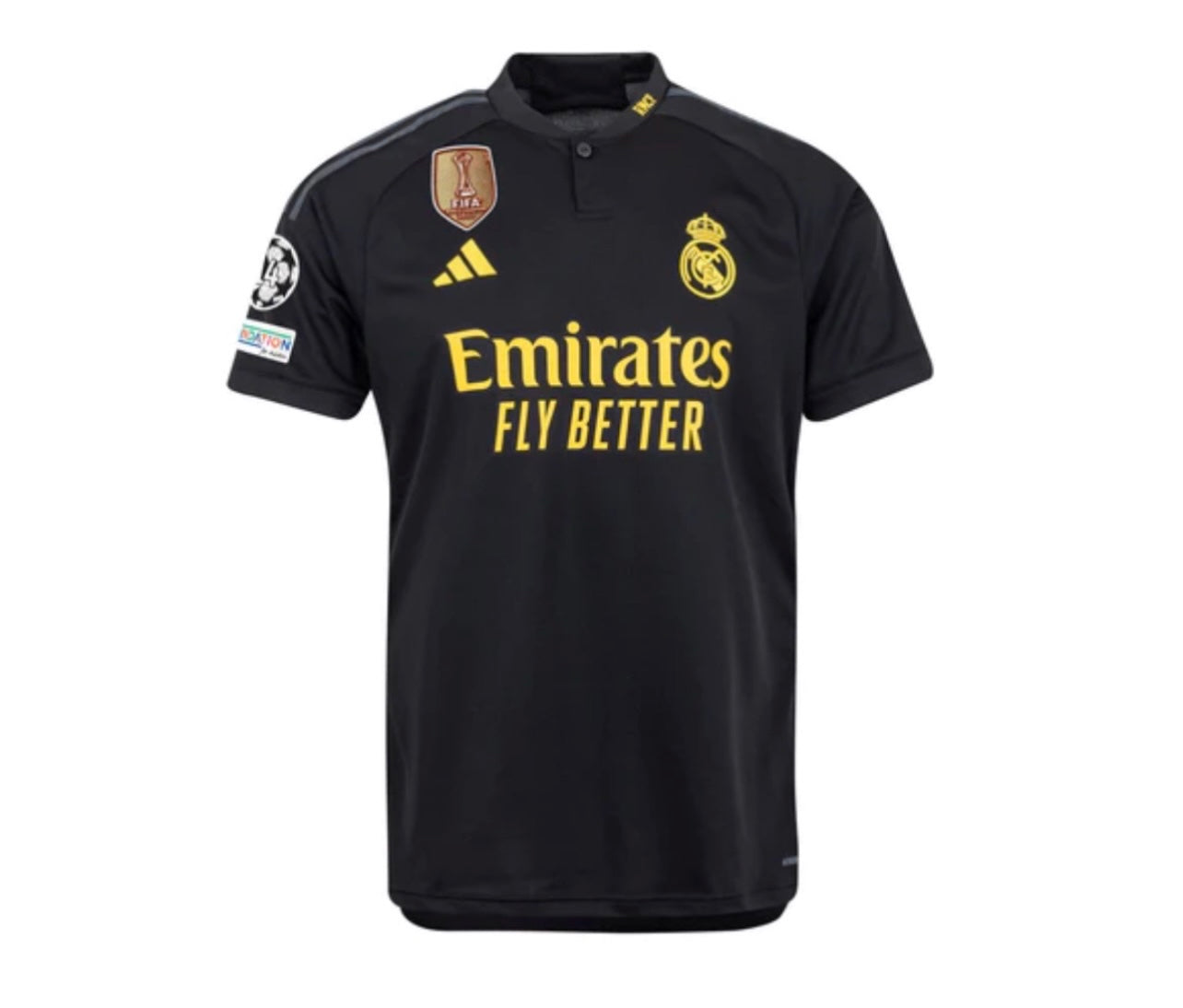 23/24 Real Madrid Third Jersey with Champions League Patch + CWC
