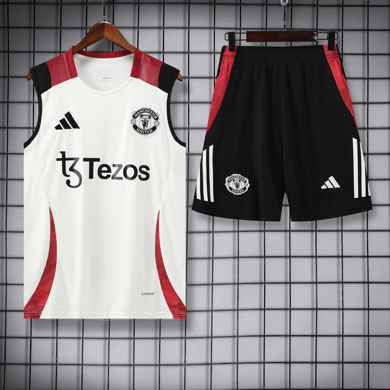 25/26 Manchester United Training Kit  – Shirt & Shorts