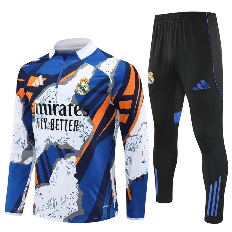 Real Madrid Kids Training Tracksuit – 25/26