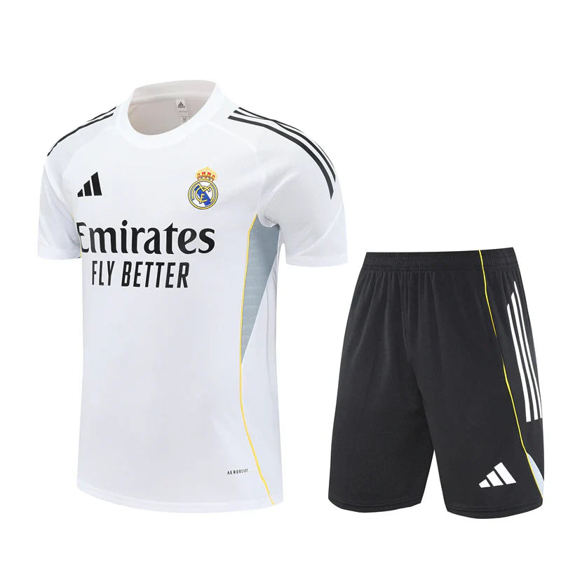 25/26 Real Madrid Training Kit  – Shirt & Shorts
