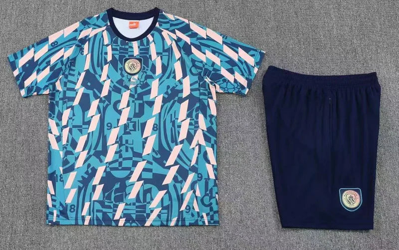 25/26 Manchester City Training Kit  – Shirt & Shorts