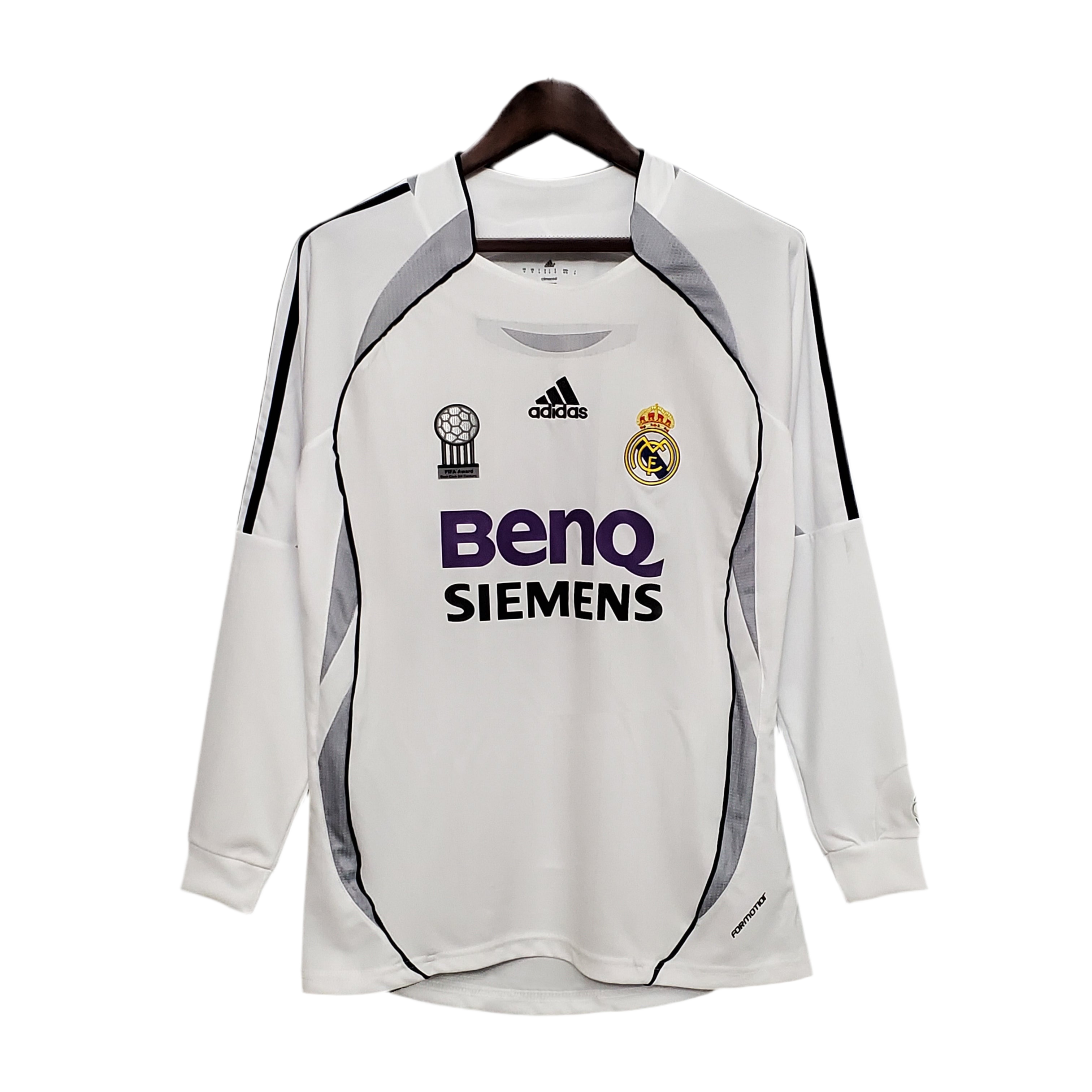 06/07 Real Madrid Retro Jersey - Long Sleeve