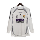 06/07 Real Madrid Retro Jersey - Long Sleeve