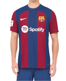 23/24 Barcelona Home Jersey with Official La Liga Patch