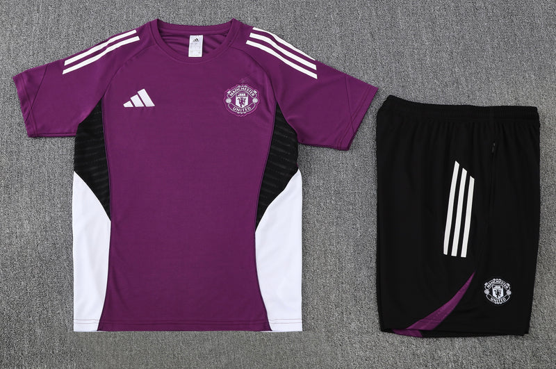 25/26 Manchester United Training Kit  – Shirt & Shorts