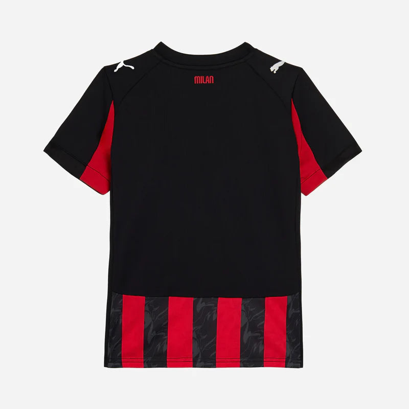 25/26 AC Milan Kids Home Kit – Shirt, Shorts & Socks