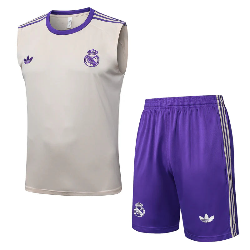 25/26 Real Madrid Training Kit  – Shirt & Shorts