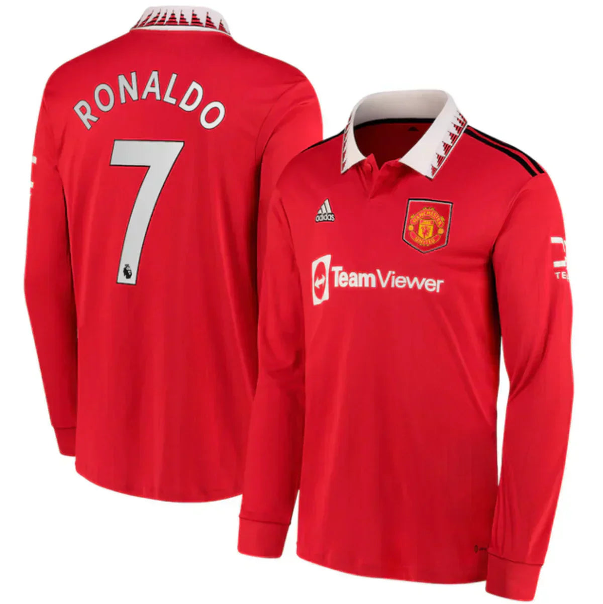 22/23 Manchester United Long Sleeve Jersey - Ronaldo #7