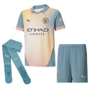 24/25 Manchester City ‘Definitely City’ Kids Kit with Socks