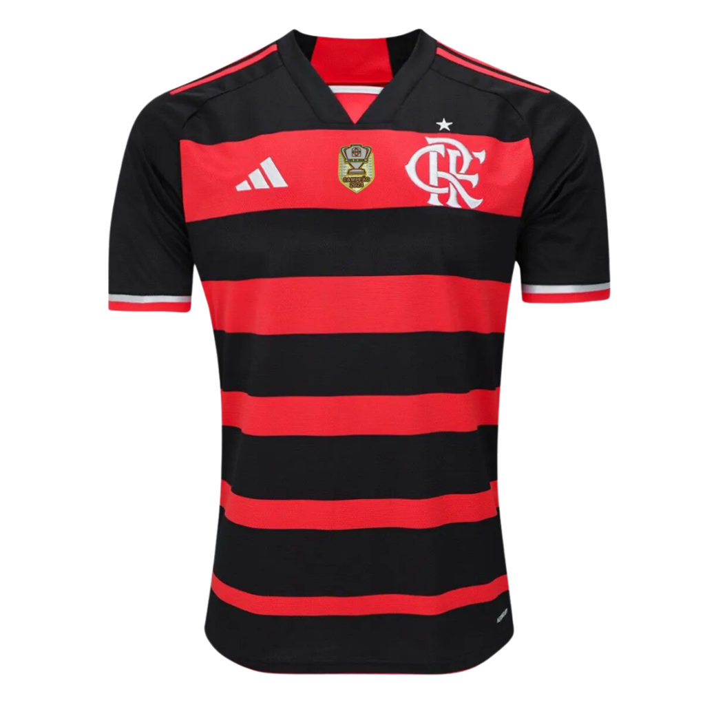24/25 Flamengo Home Jersey with Copa do Brasil Champion Patch