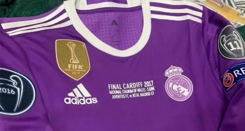 16/17 Real Madrid Away Vintage Jersey with Patch