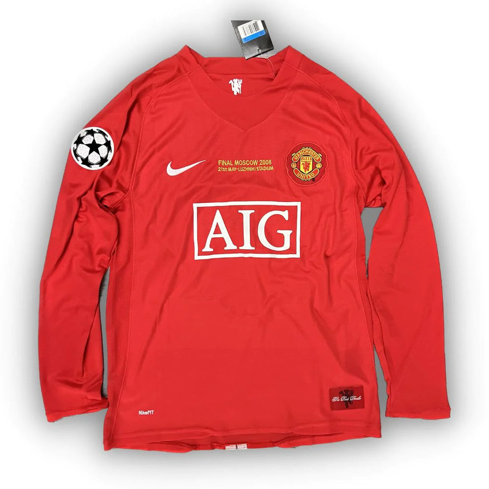07/08 Manchester United Retro Long Sleeve Jersey