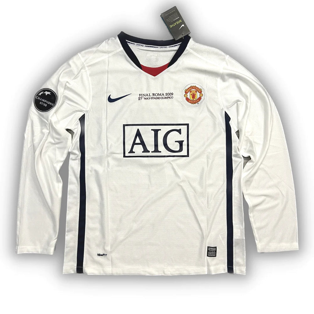 08/09 Manchester United Retro Away Long Sleeve Jersey