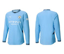 24/25 Manchester City Home Long Sleeve Jersey