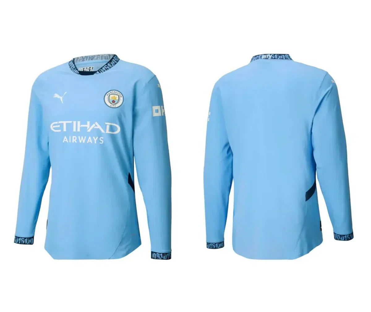 24/25 Manchester City Home Long Sleeve Jersey