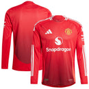 24/25 Manchester United Home Long Sleeve Jersey