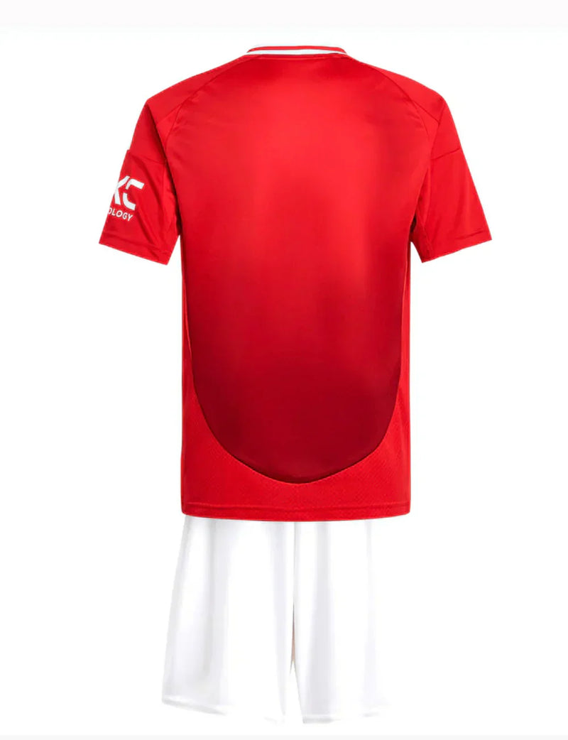 24/25 Manchester United Kids Home Kit