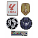 Real Madrid 2024 UCL Champion Patch Set – Starball + UEFA Foundation + Respect
